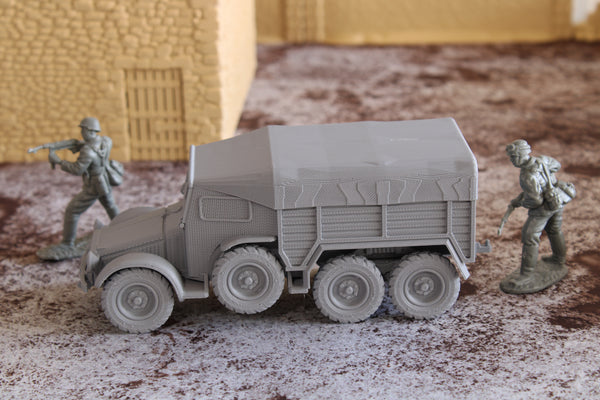 Krupp Protze — WWII German Truck | 1/32 (54mm)–1/56 (28mm) Scale Model