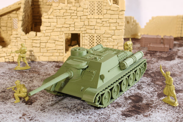 SU85 — WWII Soviet Tank Destroyer | 1/32 (54mm)–1/56 (28mm) Scale Model