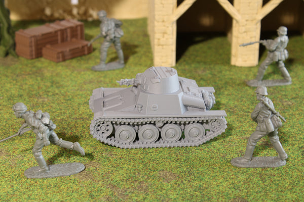 CKD AH4 — WWII Romanian Tankette | 1/32 (54mm)–1/56 (28mm) Scale Model