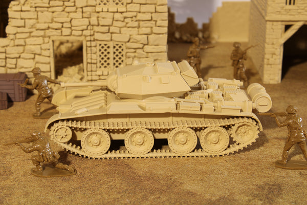 A13 Mk III, Cruiser Mk V Covenanter — WWII British Tank | 1/32 (54mm)–1/56 (28mm) Scale Model