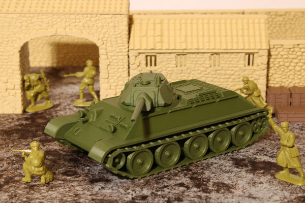 T34-76 (Early War) — WWII Soviet Tank | 1/32 (54mm)–1/56 (28mm) Scale Model