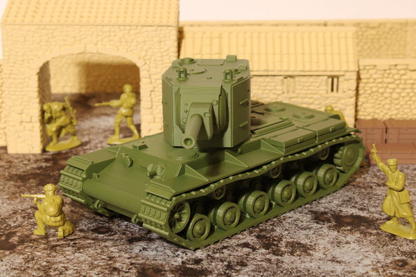 KV2 — WWII Soviet Tank | 1/32 (54mm)–1/56 (28mm) Scale Model