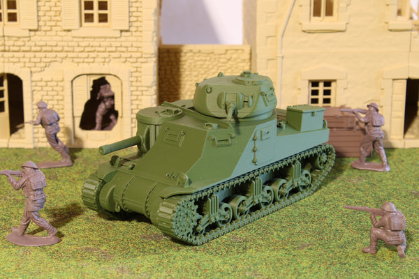 M3 Grant/M3 Lee — WWII British/American Tank | 1/32 (54mm)–1/56 (28mm) Scale Model