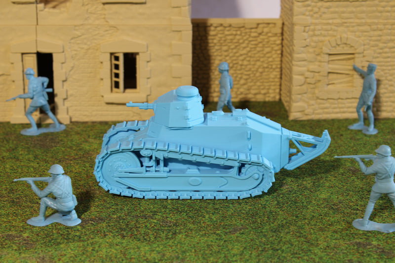 Renault FT17 — WWI/WWII French Tank | 1/32 (54mm)–1/56 (28mm) Scale Model