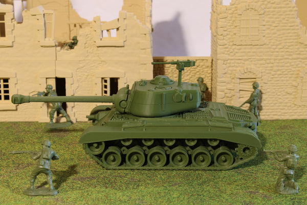 M26 Pershing — WWII American Tank | 1/32 (54mm)–1/56 (28mm) Scale Model