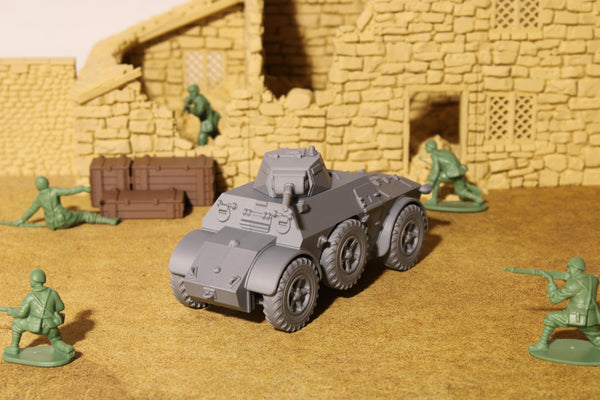 Autoblinda AB40/AB41 — WWII Italian Armored Car | 1/32 (54mm)–1/56 (28mm) Scale Model