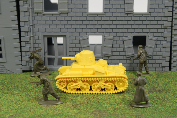 Vickers T-15 — WWII Belgian Light Tank | 1/32 (54mm)–1/56 (28mm) Scale Model