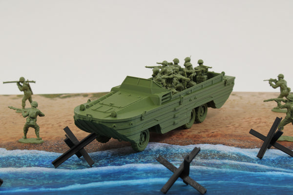 DUKW "Duck" — WWII American Landing Craft | 1/32 (54mm)–1/56 (28mm) Scale Model