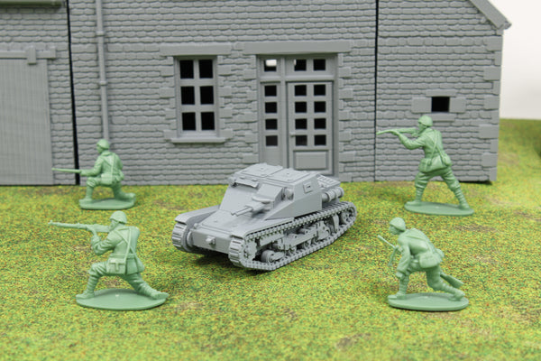 CV33 L3/33 — WWII Italian Tankette | 1/32 (54mm)–1/56 (28mm) Scale Model