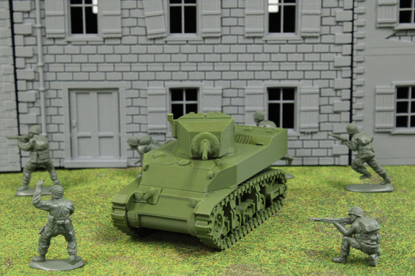 M5 Stuart — WWII American Tank | 1/32 (54mm)–1/56 (28mm) Scale Model
