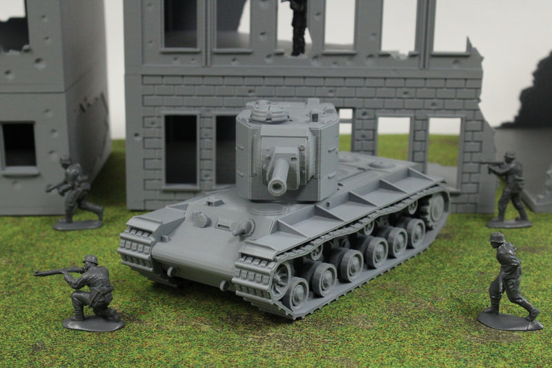 KV2 (w/ Modified Cupola) — WWII German Tank | 1/32 (54mm)–1/56 (28mm) Scale Model