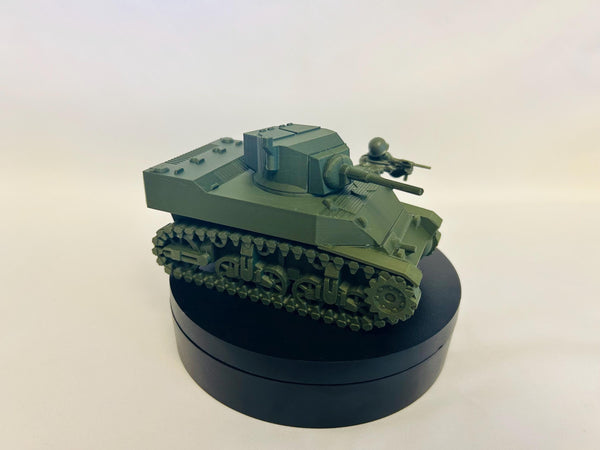 M5 Stuart — WWII American Tank | 1/32 (54mm)–1/56 (28mm) Scale Model