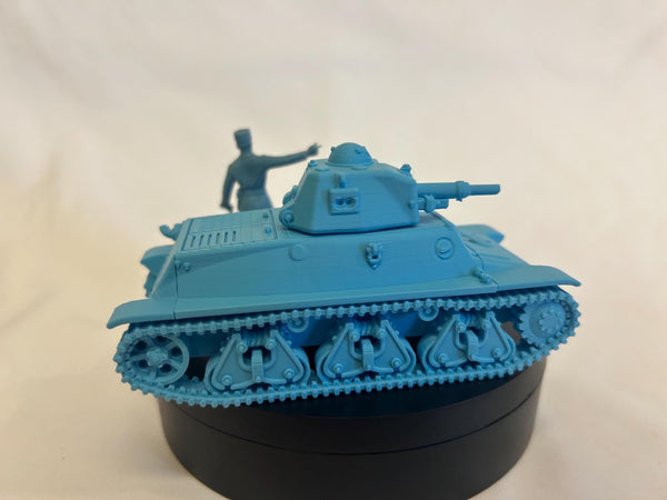 Hotchkiss H39 — WWII French Tank | 1/32 (54mm)–1/56 (28mm) Scale Model