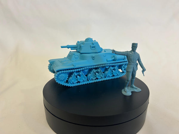 Hotchkiss H39 — WWII French Tank | 1/32 (54mm)–1/56 (28mm) Scale Model
