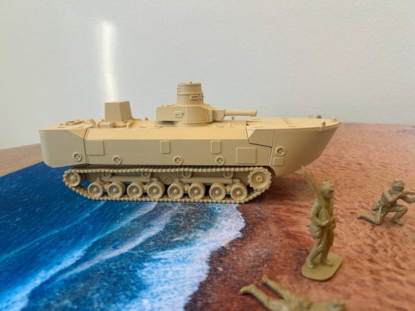 Type 3 Ka Chi — WWII Japanese Amphibious Tank | 1/32 (54mm)–1/56 (28mm) Scale Model