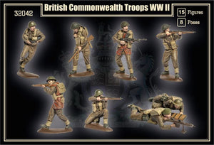 Mars 1/32 WWII British Commonwealth Infantry Set #32042