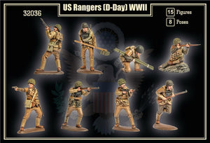 Mars 1/32 WWII US Rangers (D-Day) Set #32036