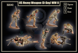Mars 1/32 WWII US Heavy Weapons Teams (D-Day) Set #32040