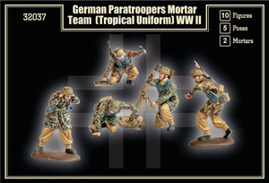 Mars 1/32 WWII German Mortar Team (Tropical Uniform) Set #32037