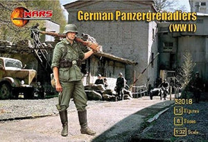 Mars 1/32 WWII German Panzergrenadiers Set #32018
