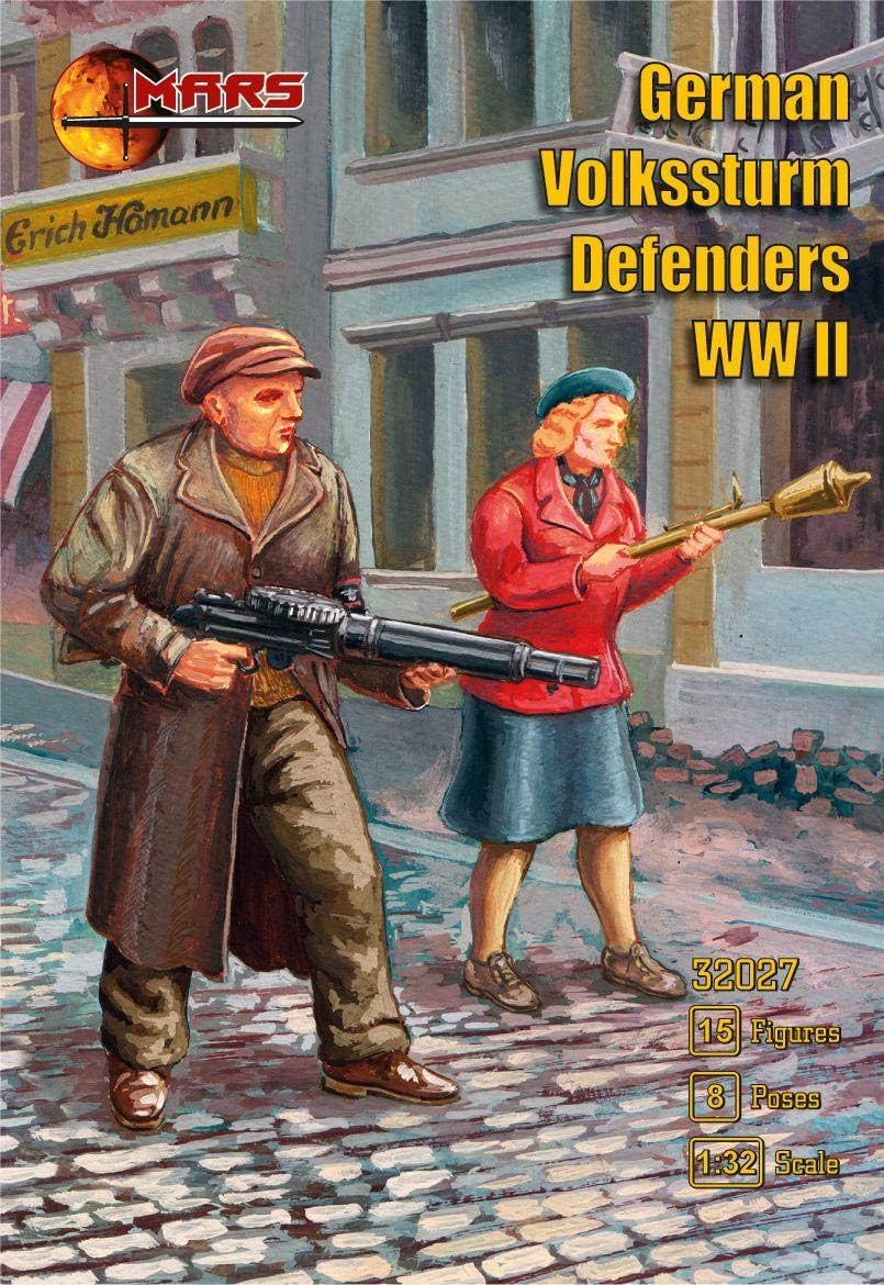 Mars 1/32 WWII German Volksturm Defenders #1 Set #32027