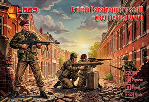 Mars 1/32 British Paratroopers #2 (Red Devils) Set #32057 PREORDER