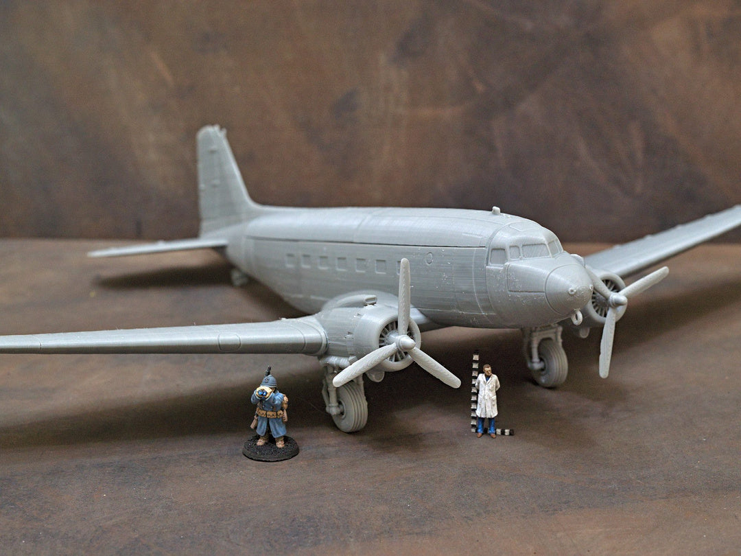 DC-3 / C47 Model Kit | 1/32 (54mm)–1/56 (28mm) Aircraft