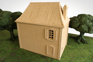 Normandy France House #2 | 1/32 (54mm)–1/56 (28mm) Diorama Terrain