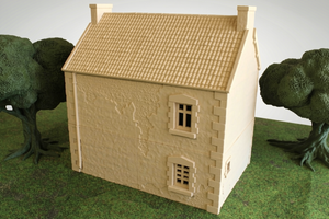 Normandy France House #3 | 1/32 (54mm)–1/56 (28mm) Diorama Terrain