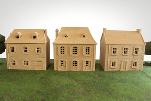 Normandy France House #2 | 1/32 (54mm)–1/56 (28mm) Diorama Terrain