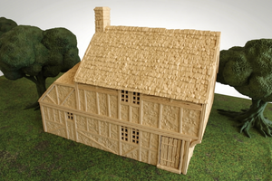 European Cottage #1 | 1/32 (54mm)–1/56 (28mm) Diorama Terrain