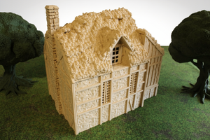 European Cottage #2 | 1/32 (54mm)–1/56 (28mm) Diorama Terrain
