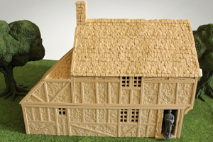 European Cottage #1 | 1/32 (54mm)–1/56 (28mm) Diorama Terrain