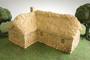 European Barn #1 | 1/32 (54mm)–1/56 (28mm) Diorama Terrain