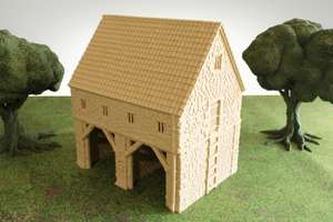 European Stable | 1/32 (54mm)–1/56 (28mm) Diorama Terrain