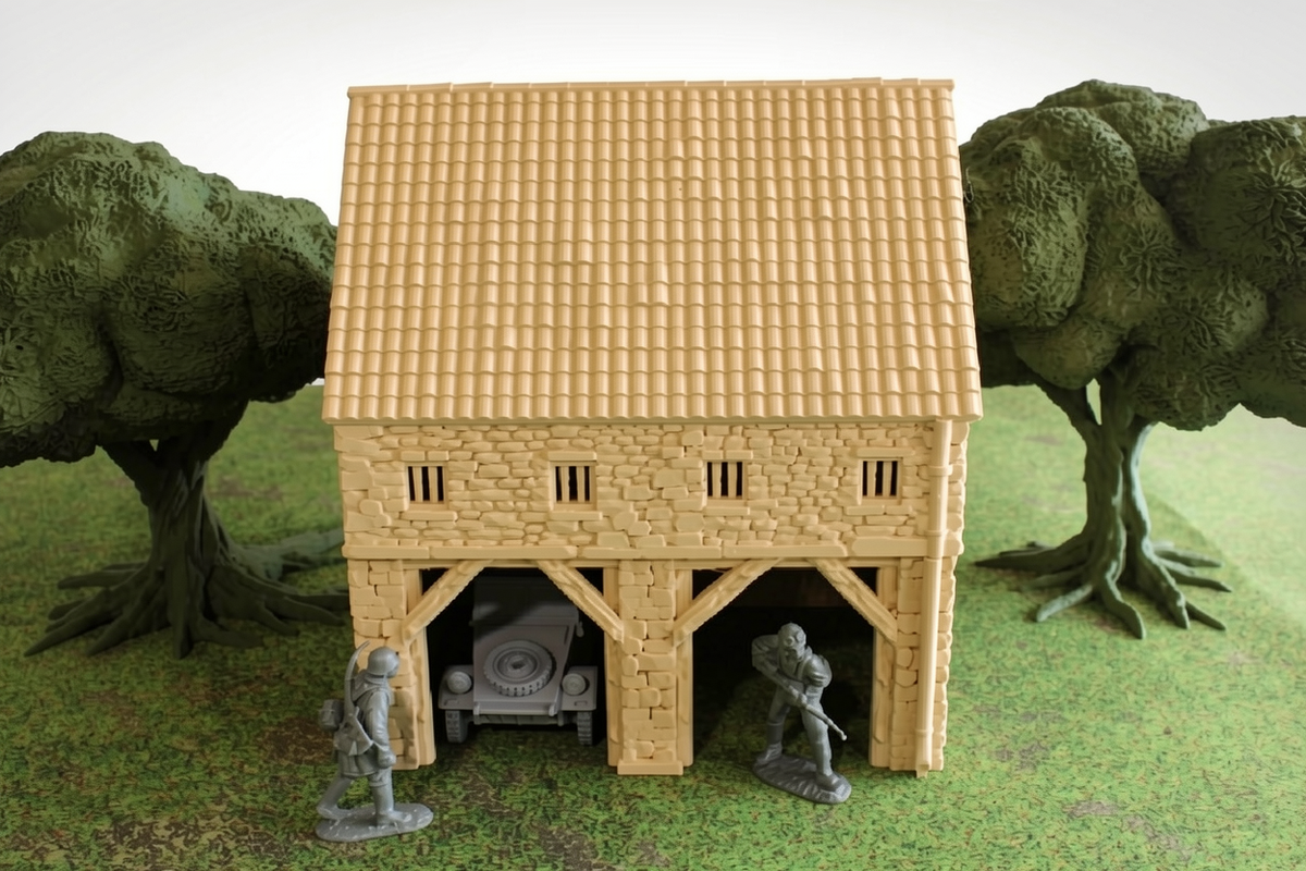 European Stable | 1/32 (54mm)–1/56 (28mm) Diorama Terrain