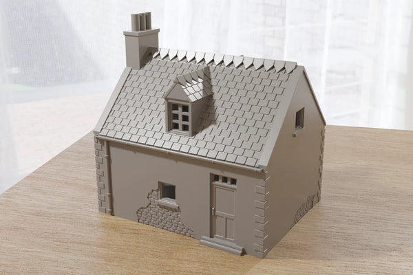 Small Normandy French House 2 (Volume 2) | 1/32 (54mm)–1/56 (28mm) Diorama Terrain