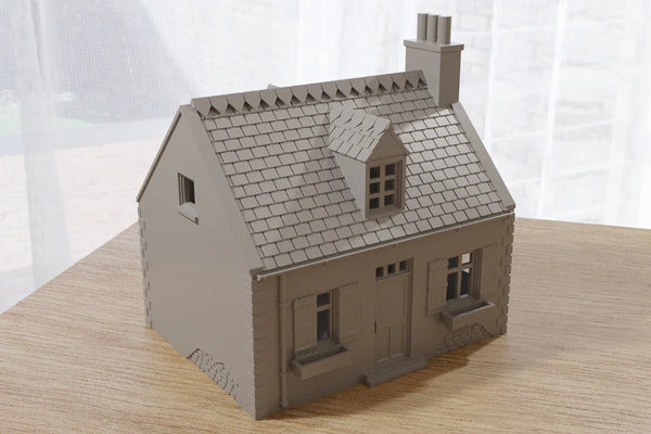 Small Normandy French House 2 (Volume 2) | 1/32 (54mm)–1/56 (28mm) Diorama Terrain