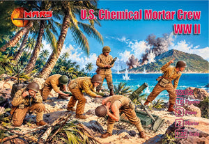 Mars 1/32 WWII US Chemical Mortar Crew Set #32052 PREORDER 3D printed military model – War Prints view 2