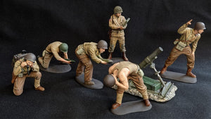 Mars 1/32 WWII US Chemical Mortar Crew Set #32052 PREORDER 3D printed military model – War Prints view 4