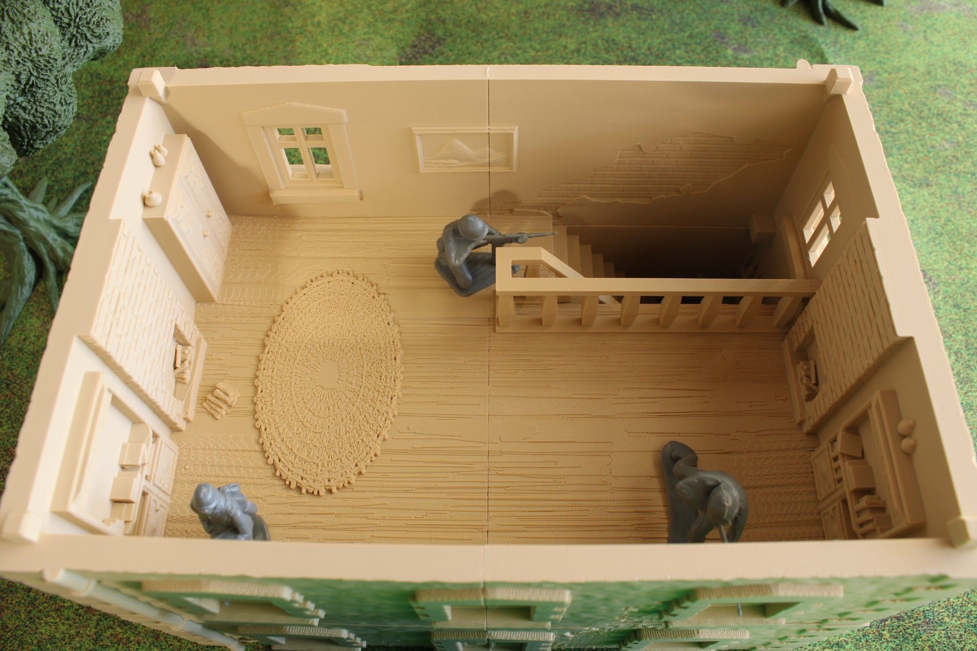 Normandy France House #3: 1/32 Army Men Scale