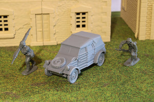 Kubelwagen — WWII German Car | 1/32 (54mm)–1/56 (28mm) Scale Model