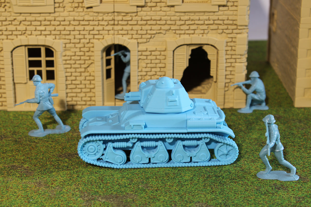Renault R35 — WWII French Tank | 1/32 (54mm)–1/56 (28mm) Scale Model