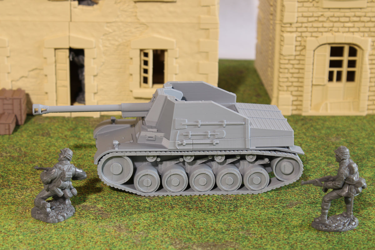 Marder 2 (SdKfz 131) — WWII German Tank Destroyer | 1/32 (54mm)–1/56 (28mm) Scale Model
