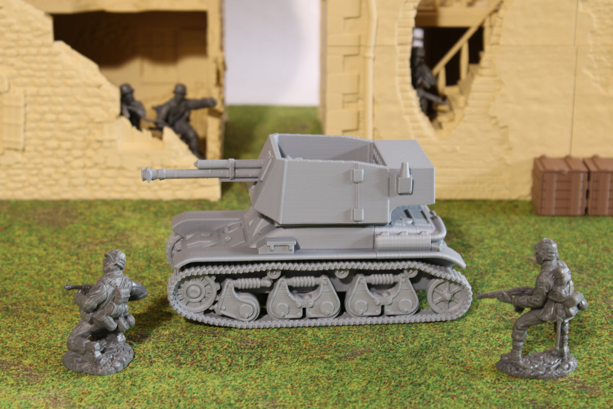 Panzerjager 35R — WWII German Tank Destroyer | 1/32 (54mm)–1/56 (28mm) Scale Model