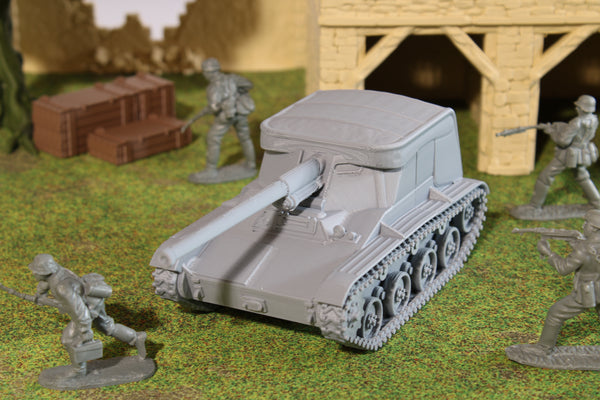 TACAM T60 — WWII Romanian Tank Destroyer | 1/32 (54mm)–1/56 (28mm) Scale Model