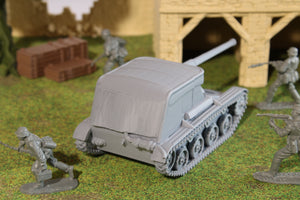 TACAM T60 — WWII Romanian Tank Destroyer | 1/32 (54mm)–1/56 (28mm) Scale Model