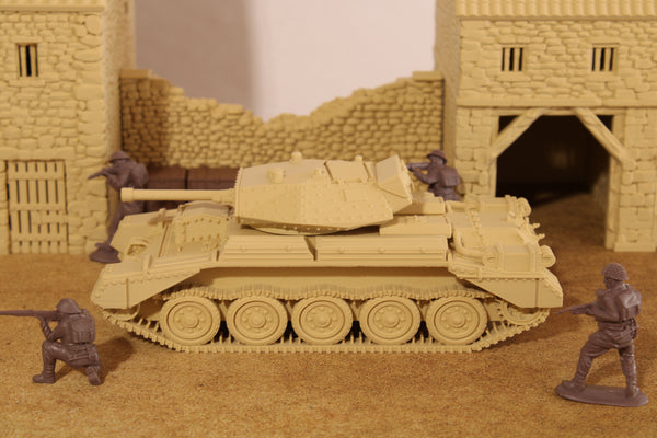 A15 Crusader (Without Skirt) — WWII British Tank | 1/32 (54mm)–1/56 (28mm) Scale Model