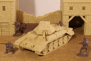 A15 Crusader (Without Skirt) — WWII British Tank | 1/32 (54mm)–1/56 (28mm) Scale Model