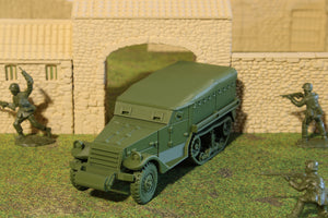 M3 Halftrack (Covered) — WWII American Halftrack | 1/32 (54mm)–1/56 (28mm) Scale Model